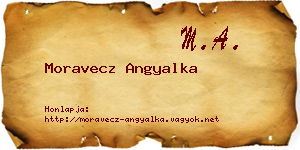 Moravecz Angyalka névjegykártya